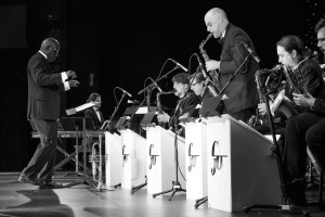 Robert Lewis on alto sax