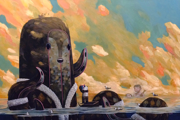 A Gift Fit for a King_24x36_oilonpanel