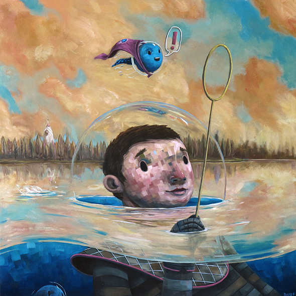 Ethan Makes the Most of His Time_20x20_oilonpanel