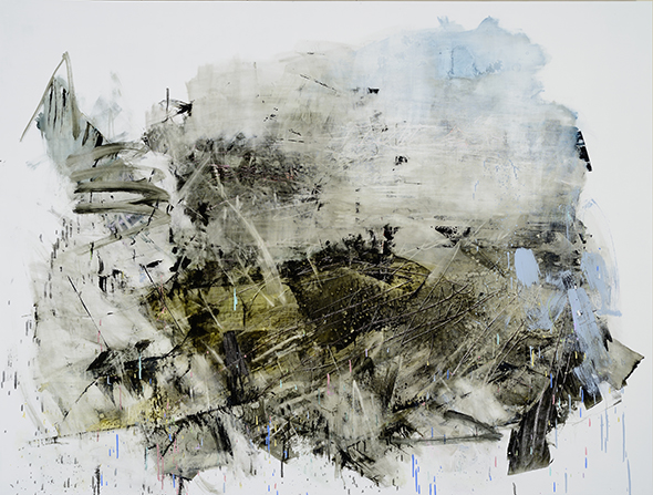 Little River 3, 2014, by Damian Stamer (American, b. 1982), oil on panel, courtesy of the artist.
