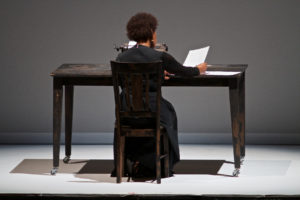 Writer, Director, and Performer Carrie Mae Weems.