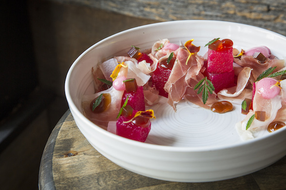 Prosciutto melon Chef Greg Garrison Prohibition