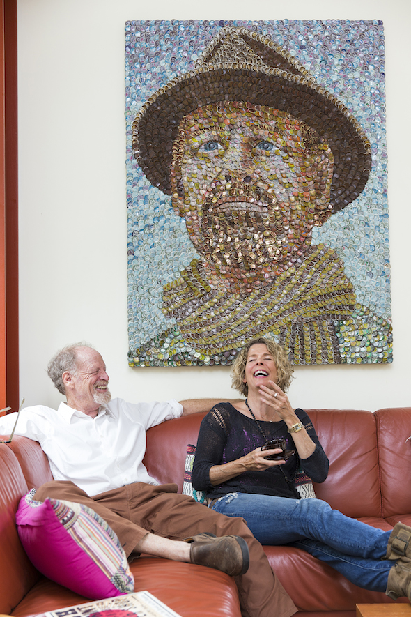 Molly B. Right and David Boatwright art collection