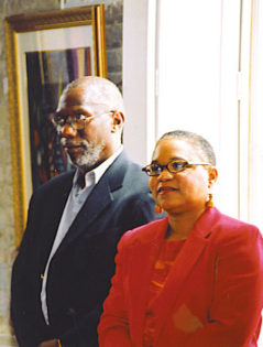 Jack McCray and Dr. Karen Chandler