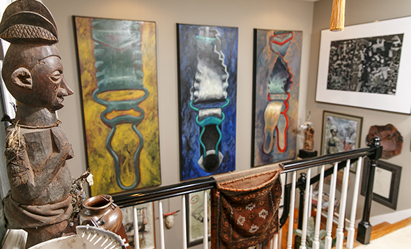 Garter Belt Triptych by Elyse Defoor