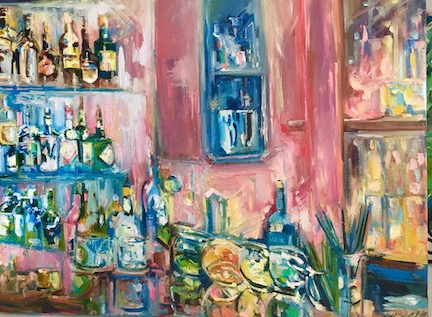 "Zero George" 24"x18" Oil on Canvas